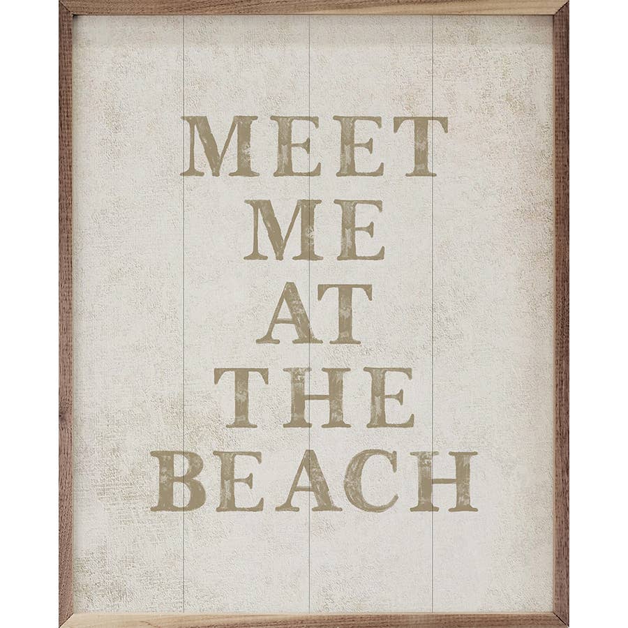Meet Me At The Beach: 16x20