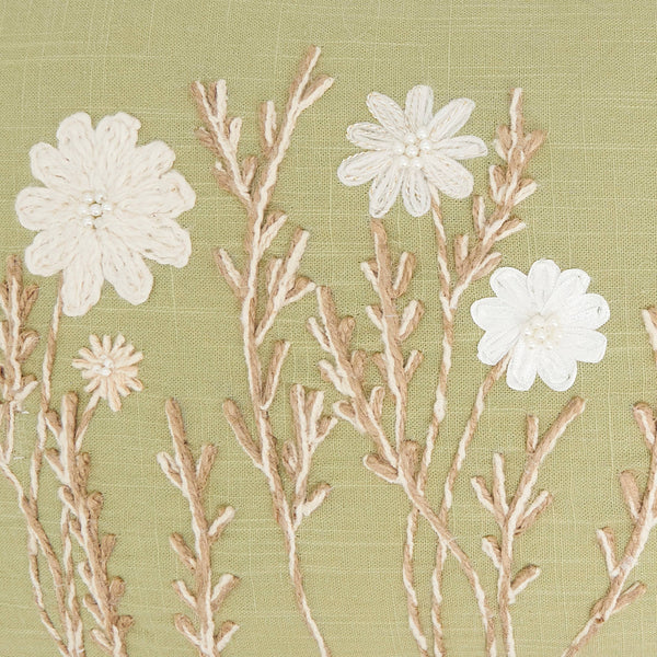 Delicate Floral PillowDown Filled