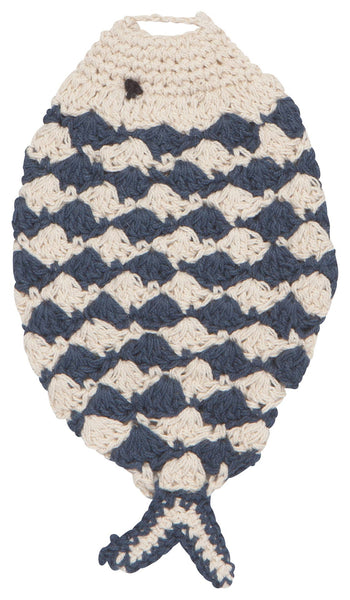 Little Fish Tawashi Crocheted Dishcloths Set of 2