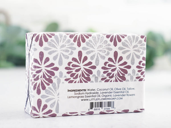 Lavender Lemongrass Handmade Soap: