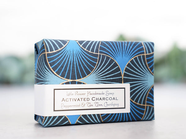 Activated Charcoal Handmade Soap: 3.5 oz