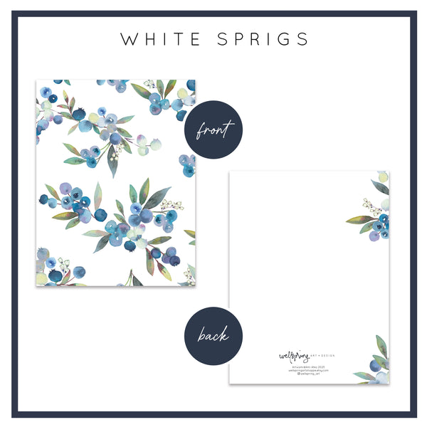 Blueberry Greeting Card