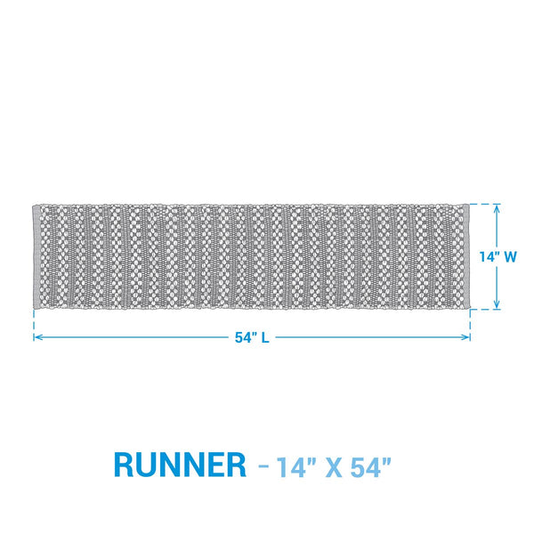 Soho Table Runner 54" L - Black