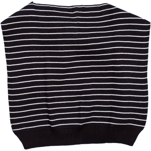 Midnight Stripes Faux Sweater Scarf