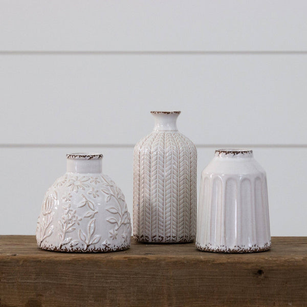 Textured Patterns Vases