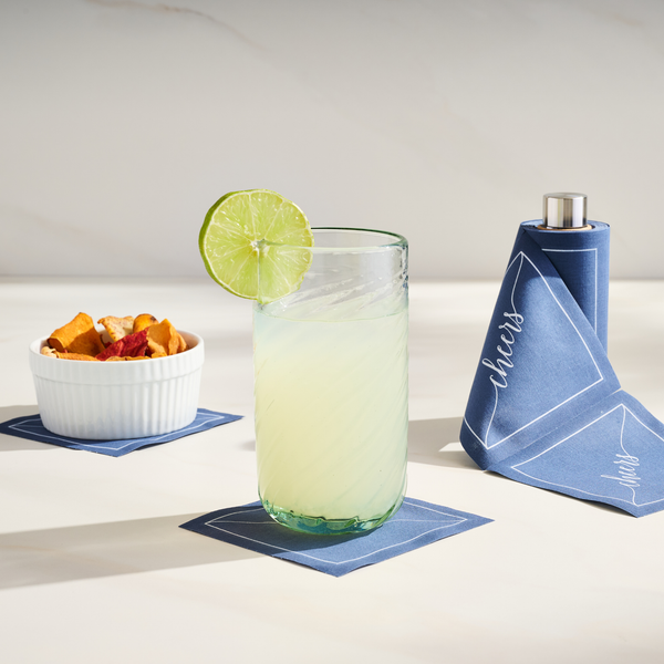 Cotton Cocktail Napkin Roll: Mystic Cheers"