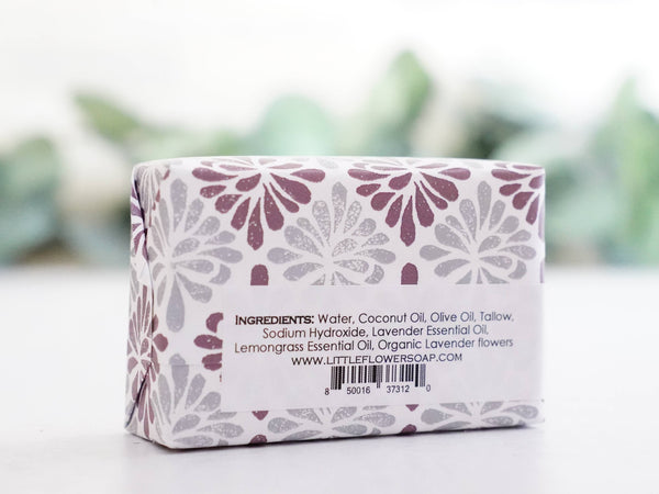 Lavender Lemongrass Handmade Soap: