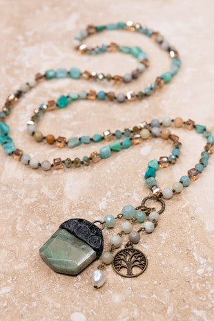 Bella Necklace AMAZONITE