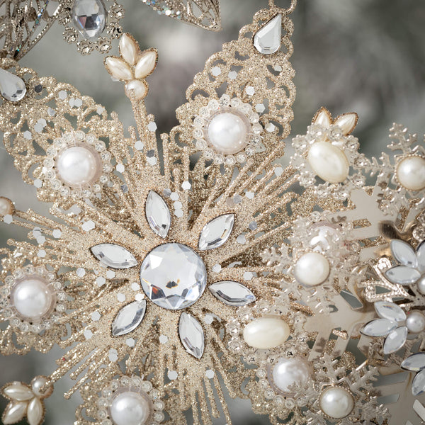 *Snowflake Jeweled Ornament