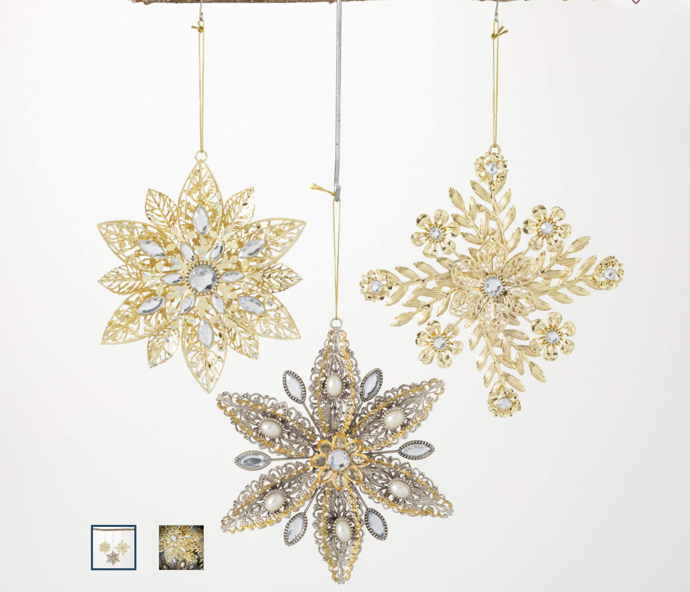 SNOWFLAKE METAL ORNAMENT