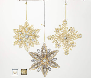 SNOWFLAKE METAL ORNAMENT