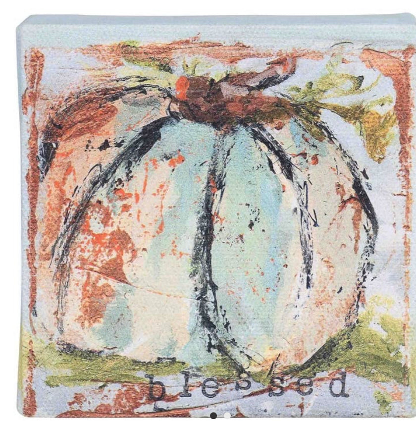BLESSED PUMPKIN CANVAS