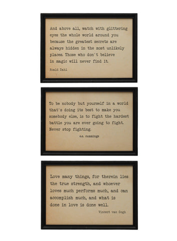 Wood Sayings prints