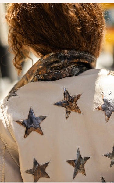 Star Leather Jacket