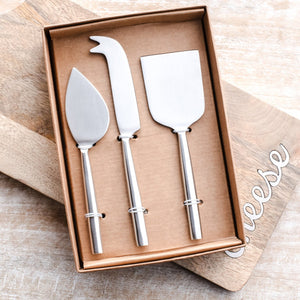 Brushed Nickel Serving Set