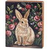 Bunny Block Sign