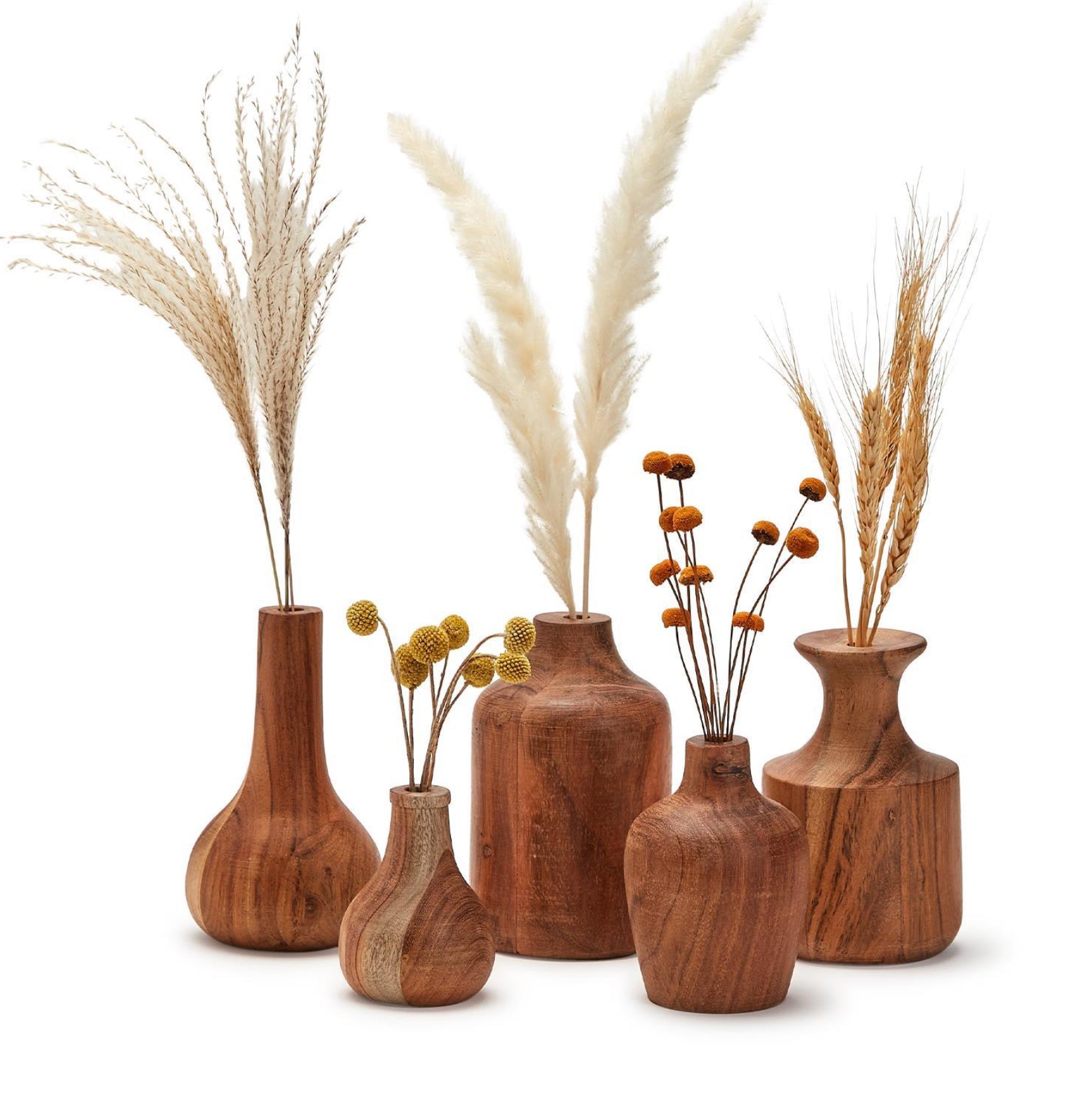 Wood Vases