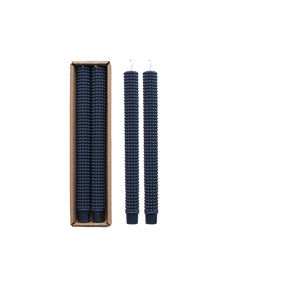 Navy Blue Taper Candles