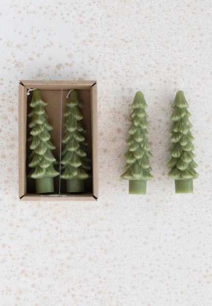 *Trees Taper Candles Small 3 colors