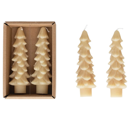 *Trees Taper Candles Small 3 colors