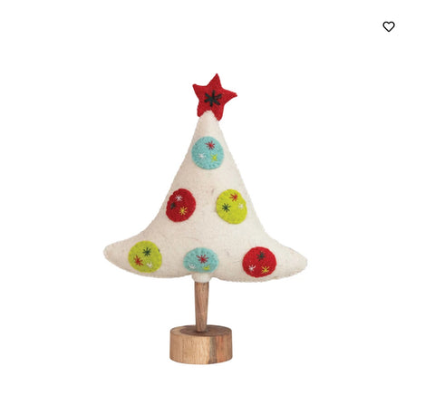 *White Felt Tree