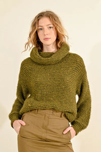 Wide Neck Turtleneck