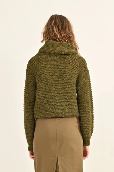 Wide Neck Turtleneck