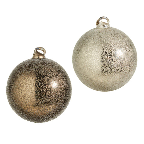 *Grey Textured Ornament