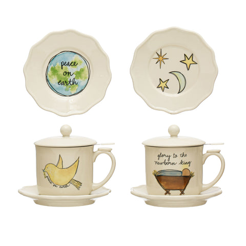 Mug w Saucer