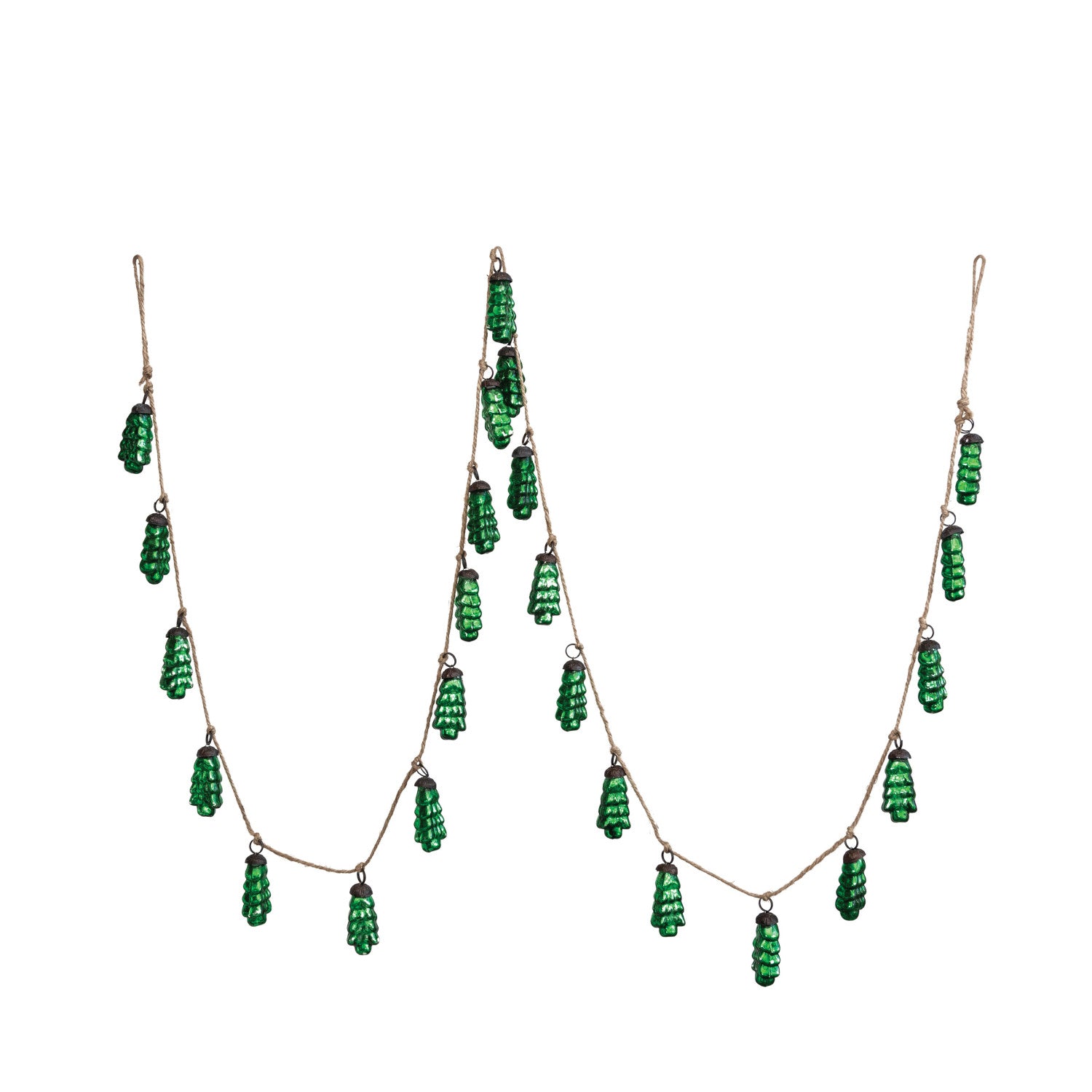 *Tree Mercury Glass Garland