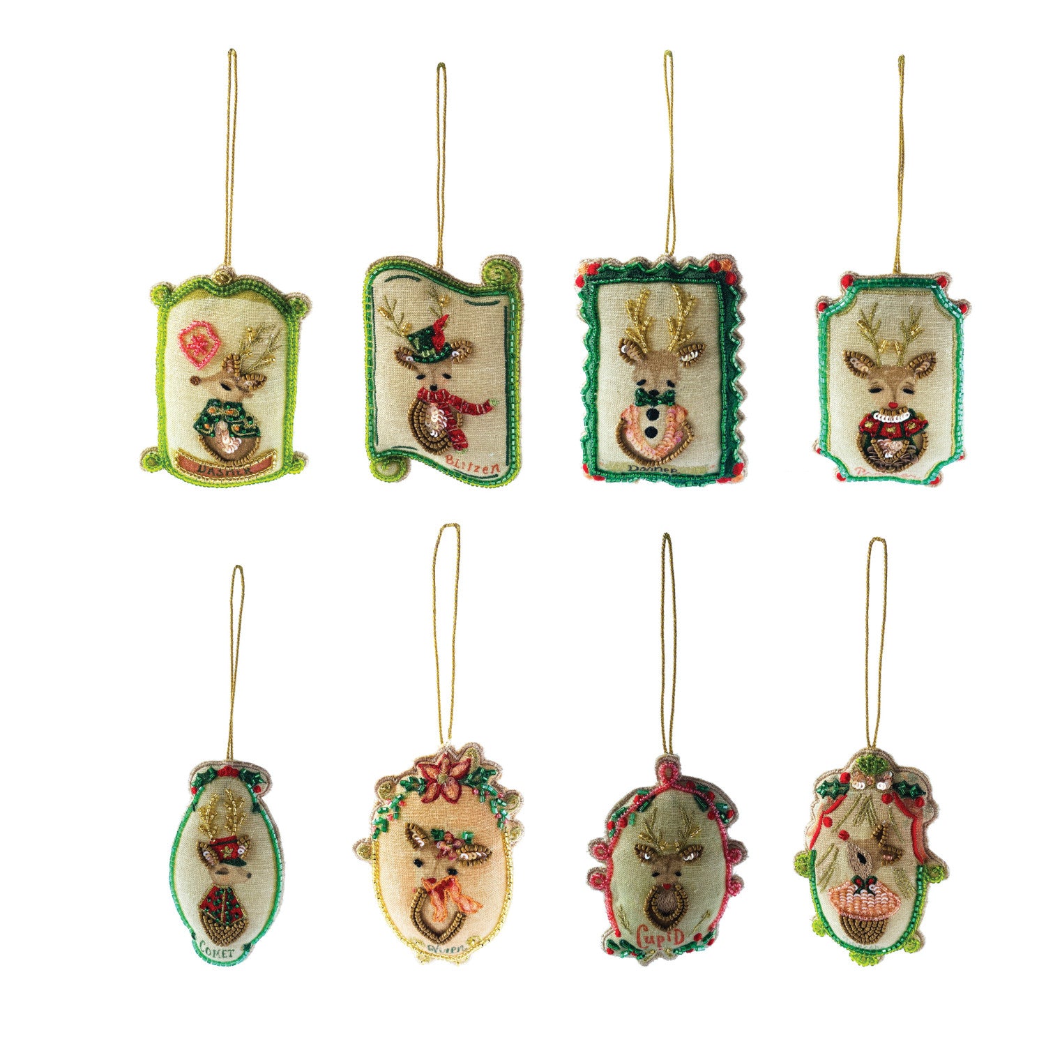 cotton Reindeer Ornament