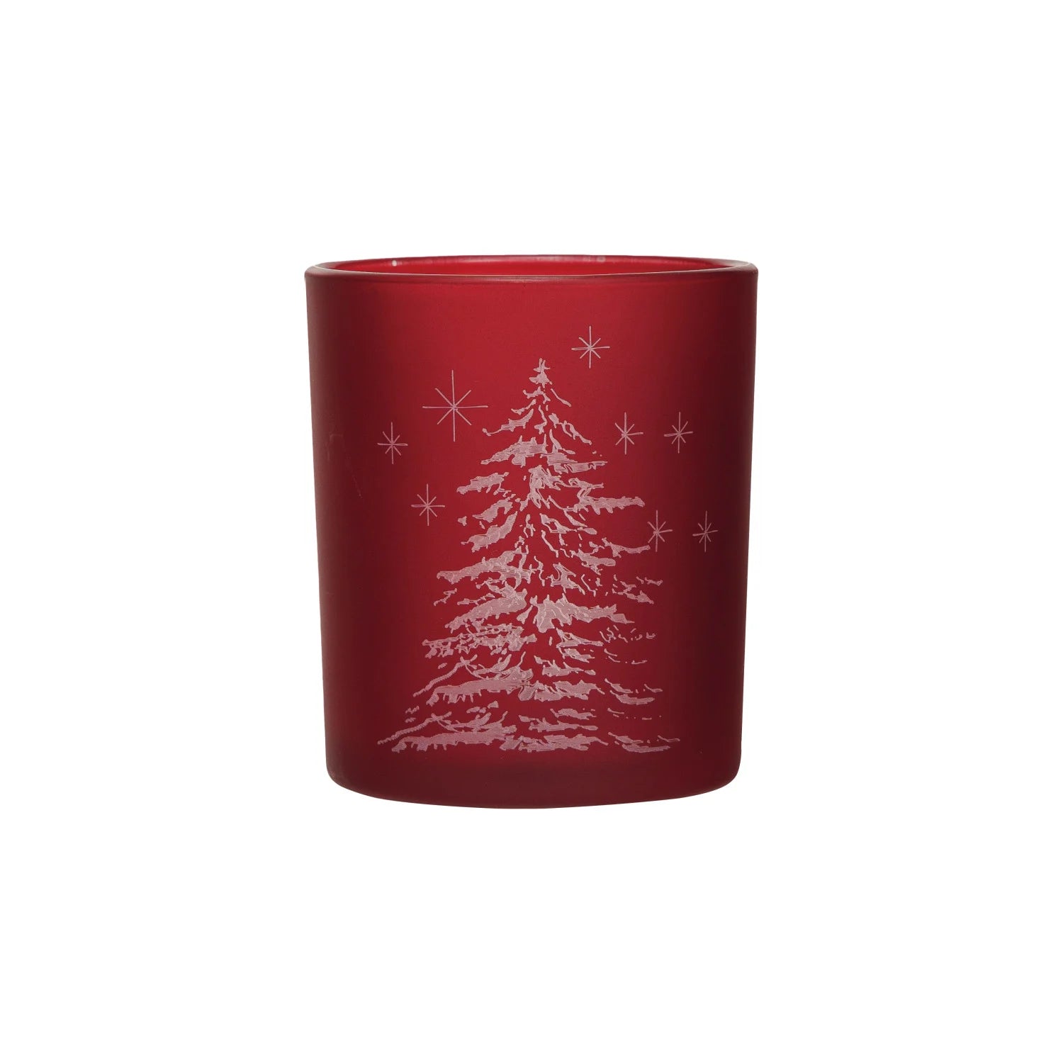 *Red Etched Tealight
