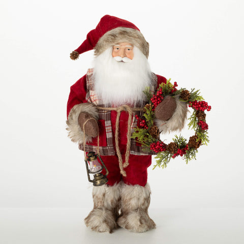 *Santa w/ wreath and Lantern