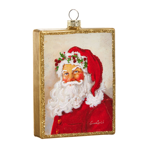*Classic Santa Ornament