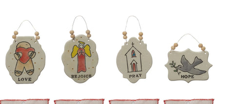 *STONEWARE ORNAMENTS
