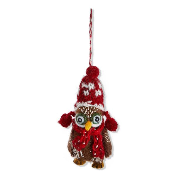 *Owl Wool Ornament