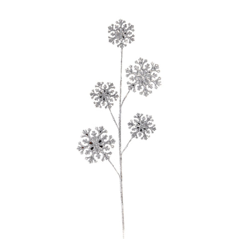 *Silver Snowflake Spray