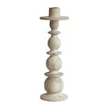 Carved Mango Taper Holder
