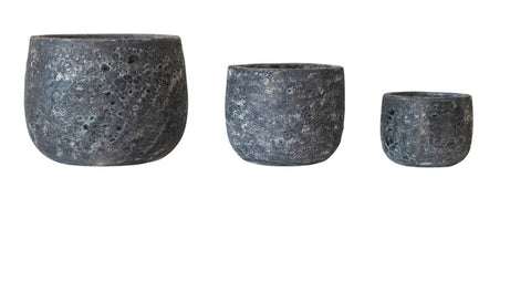 Textured Planters 3 sizes