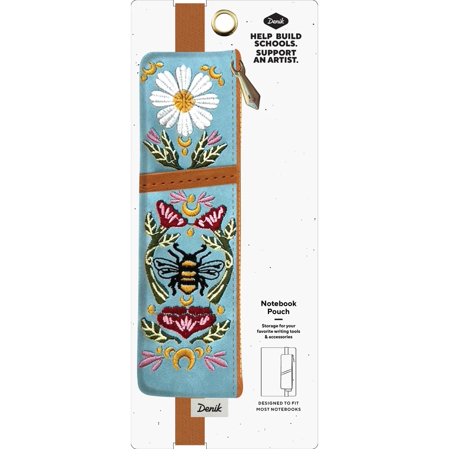 Honey Bee Notebook Pouch