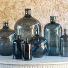 Blue Green Tonic Bottle