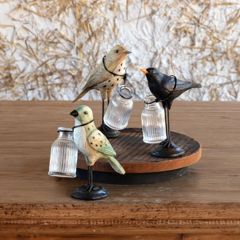 Assorted Bird Flower Holders