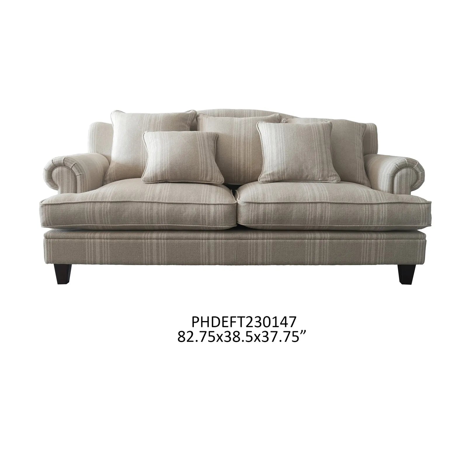 Belgium Striped Sofa