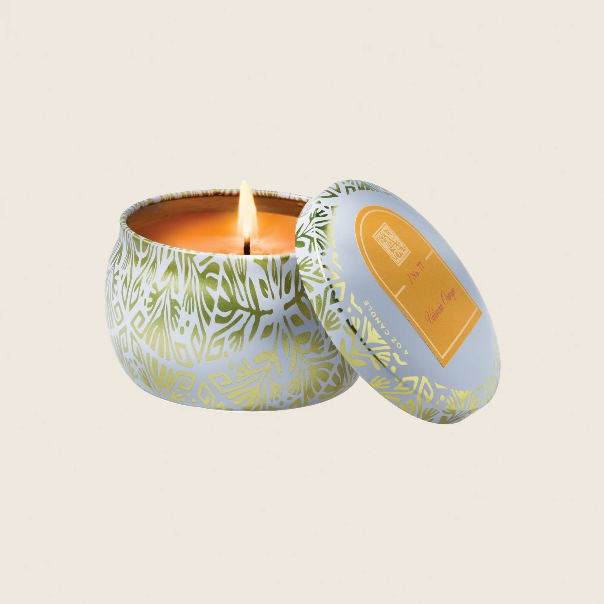 Valencia Orange - Printed Travel Tin Candle