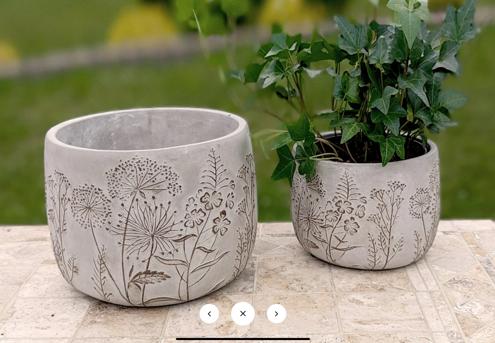 Wild flower planters 2 sizes