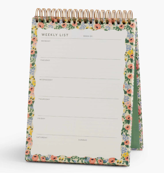 Weekly Desk Planner