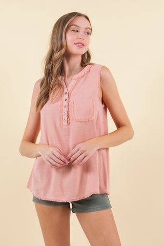 Linen Blend Tank