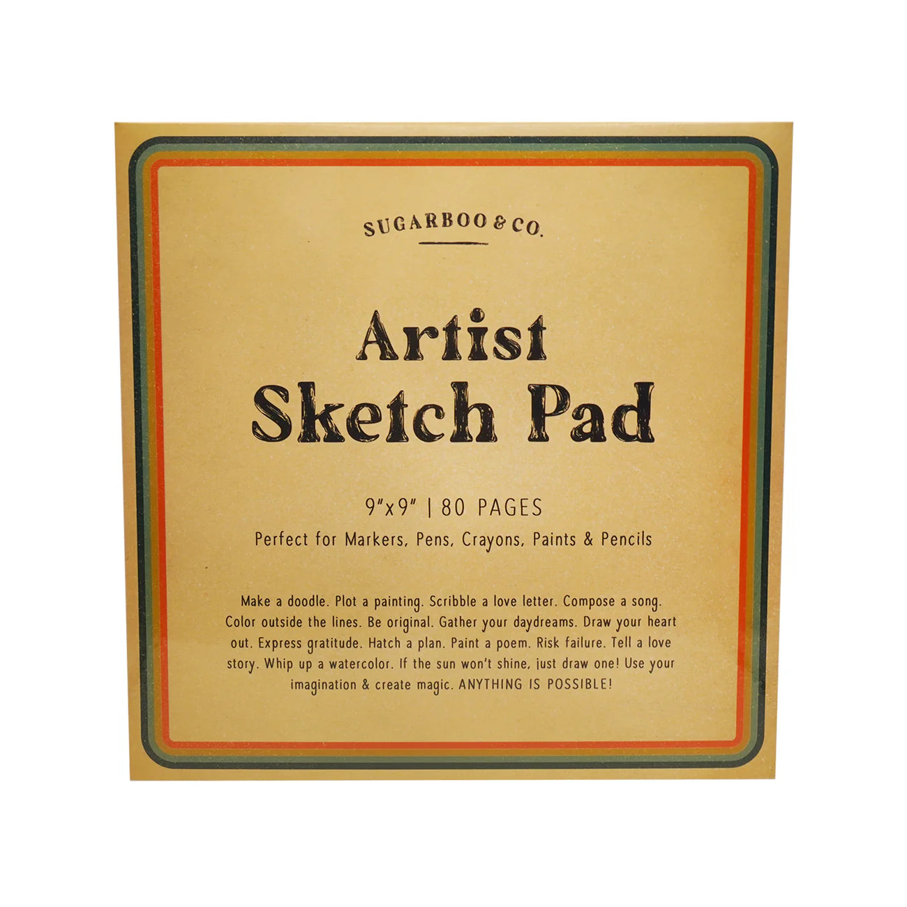 9”x9” Sketch Pad