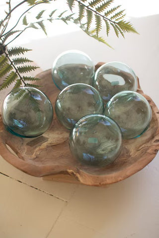 Blue Glass Balls