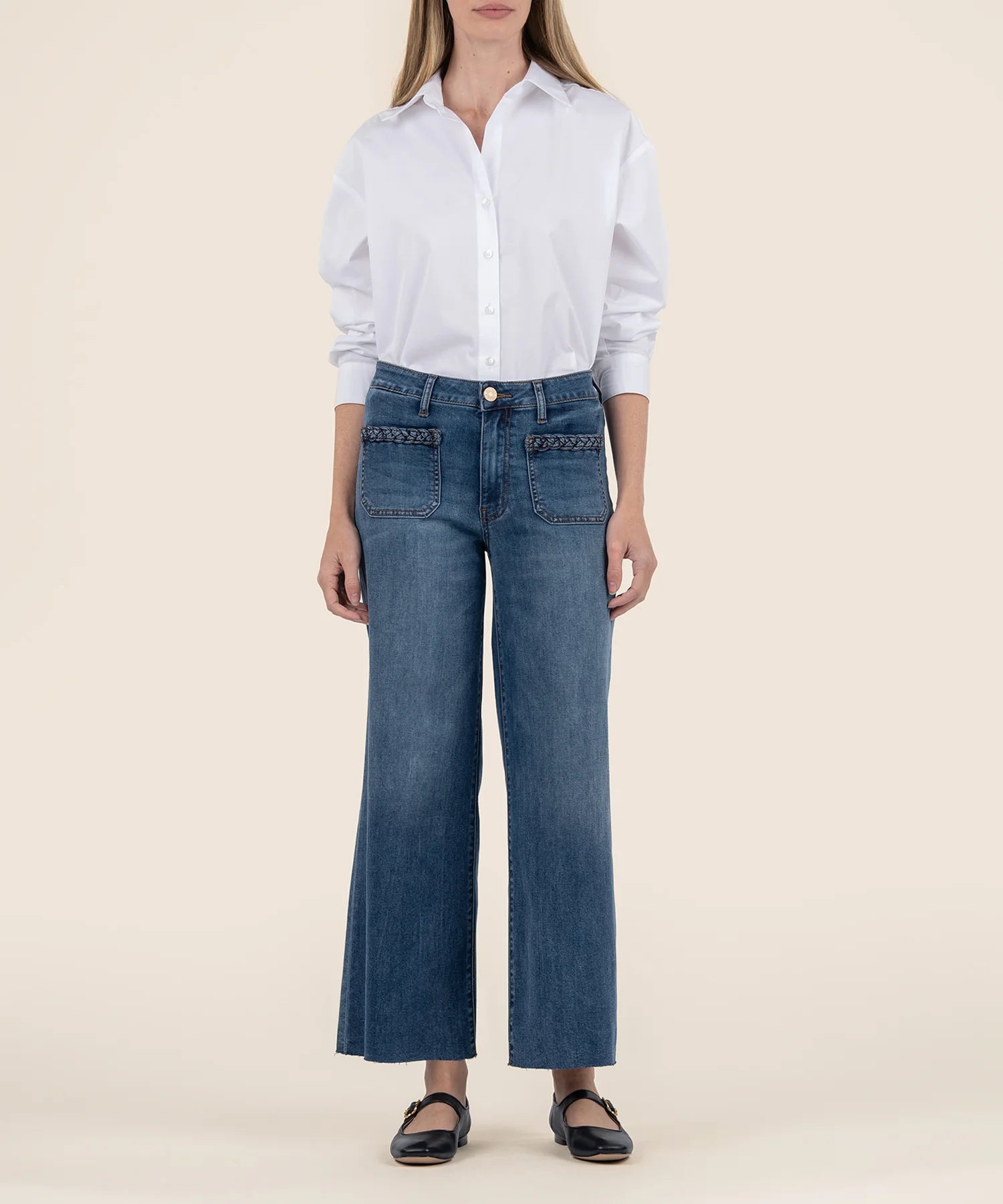 Meg Hi Rise Wide Leg Jean